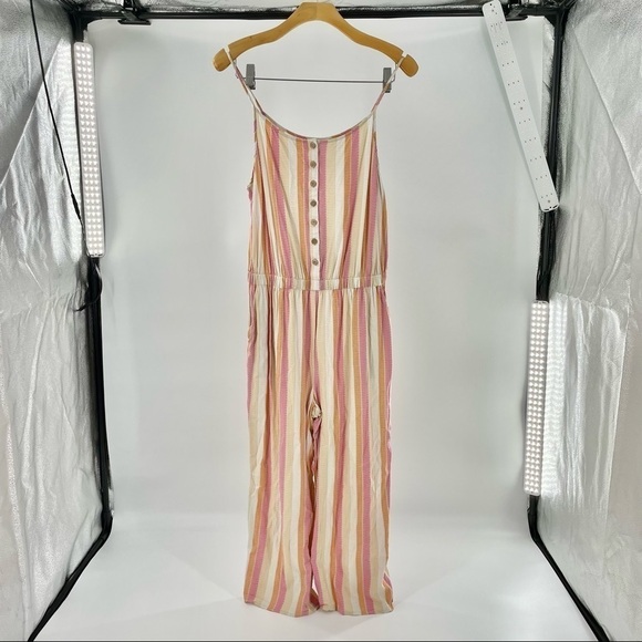 Matilda Jane Take a Chance Striped Jumpsuit Romper Size‎ S - Picture 3 of 14
